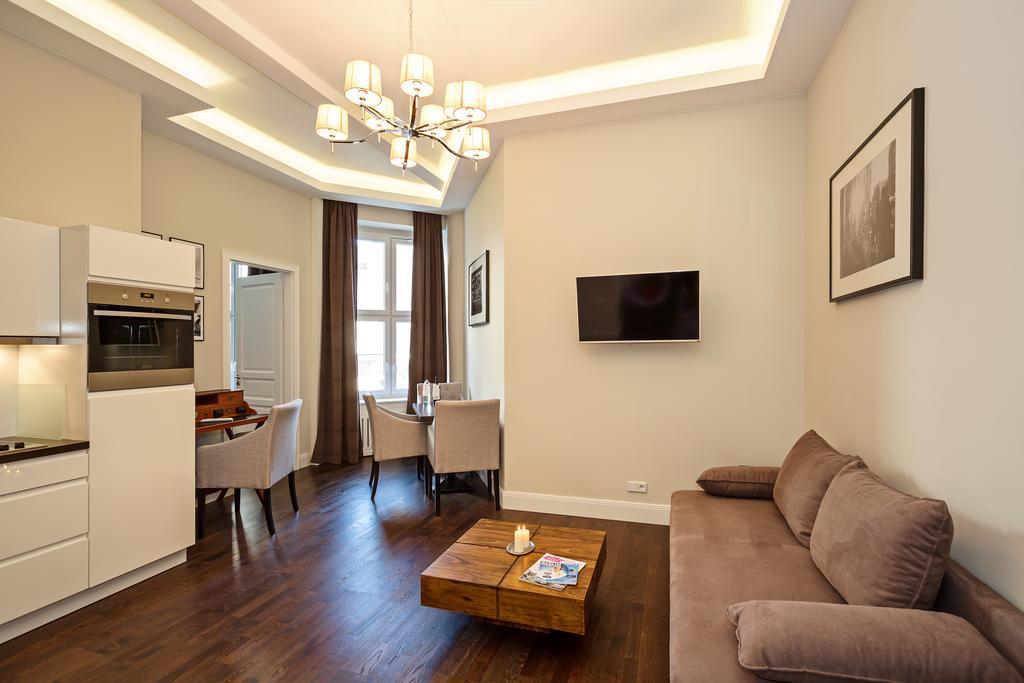 برلين شقق أرابيل البوتيكية المظهر الخارجي الصورة A living room with a kitchen