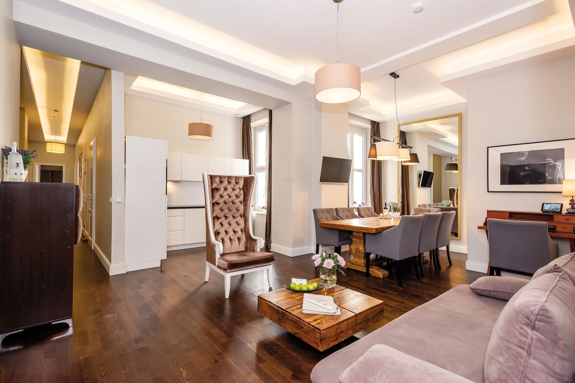 برلين شقق أرابيل البوتيكية المظهر الخارجي الصورة Interior of a serviced apartment in Warsaw, Poland